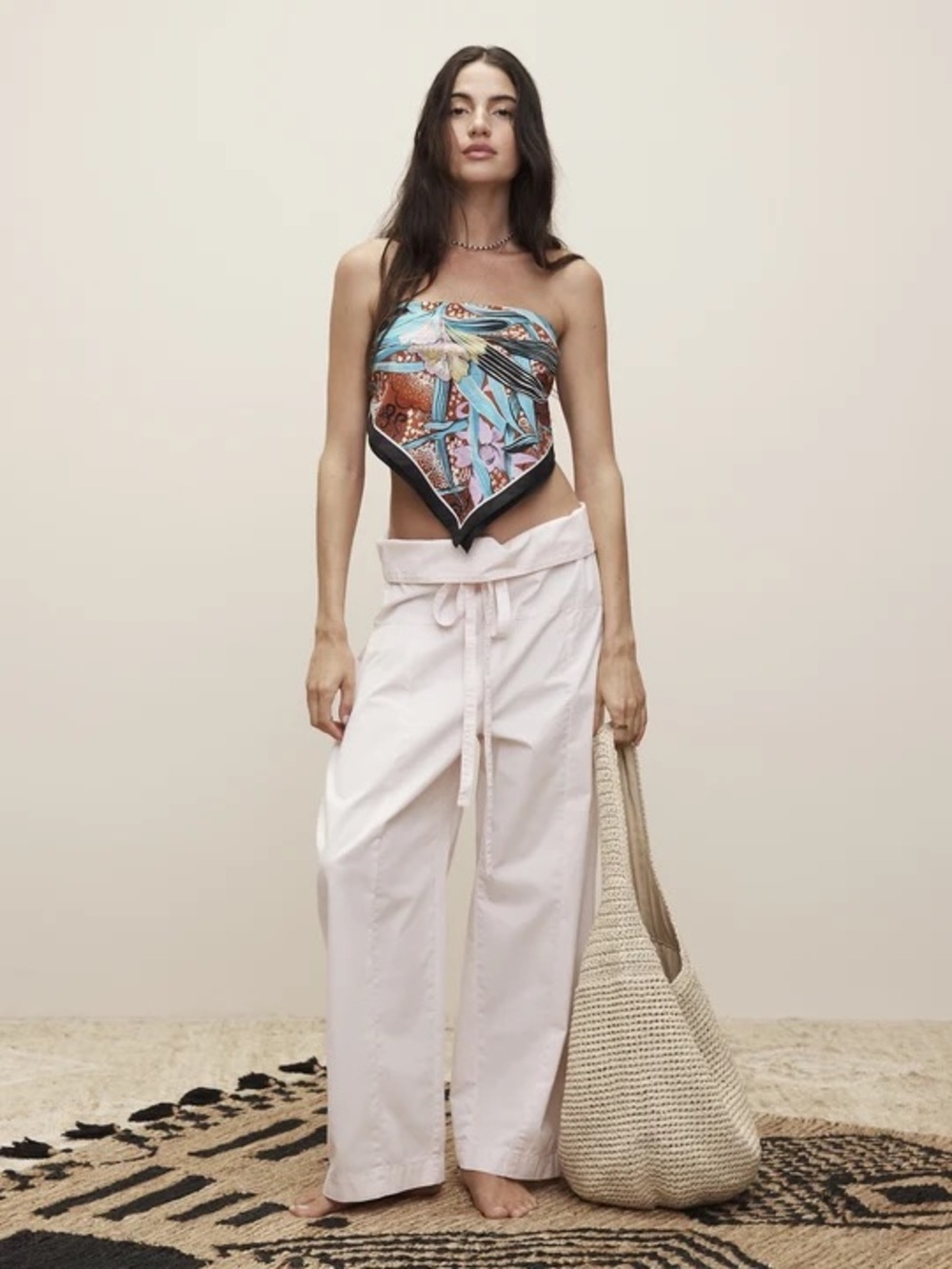 BR White Lotus Fisherman Pants